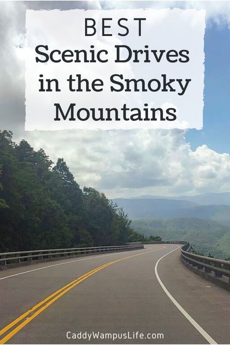 Looking for the best scenic drives in the Great Smoky Mountains? From driving the Cades Cove 11 mile loop to the Foothills Parkway, there are plenty of beautiful drives that you don't want to miss! Here is a list of the best scenic drives in the Smoky Mountains with bonus picnic and hiking options! Mountains Quotes, Drawing Mountains, Gatlinburg Tennessee Vacation, Mountains Drawing, Smokey Mountains National Park, Tennessee Road Trip, Smokey Mountains Vacation, Gatlinburg Vacation, Photography Hiking