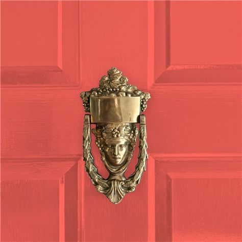 Look at the paint color combination I created with Benjamin Moore. Via @benjamin_moore. Door: Dark Salmon 2009-30. Color Combinations Paint, Diy Interior Decor, Red Door, Benjamin Moore, Paint Color, Color Combination, Blue Brown, Color Me, Color Combinations