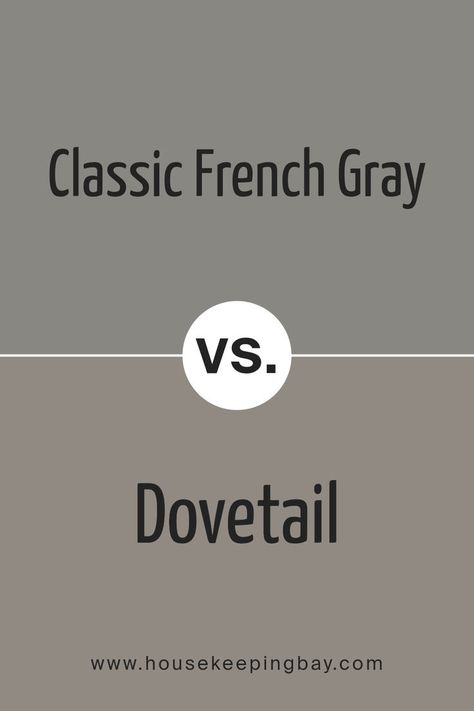 Classic French Gray SW 0077 by Sherwin Williams vs Dovetail SW 7018 by Sherwin Williams Dovetail Sherwin Williams, Sw Neutral Paint Colors, Sherwin Williams Coordinating Colors, French Gray, Trim Colors, Neutral Paint Colors, Neutral Paint, French Grey, Shades Of Gray