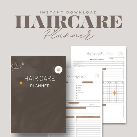 Hair Planner, Hair Care Planner, Growth Journal, Prescription Pad, Natural Hair Routine, Hair Care Recipes, Hair Care Regimen, Hair Regimen, Hair Routine