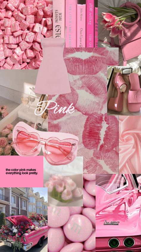 #pink #girlyaesthetic Barbie Theme Mood Board, Isabella Core, Phone Decorations, Ipad Lockscreen, Pink Glamour, Iphone Themes, Pink Wallpaper Girly, Pink Lifestyle, Phone Wallpaper Pink