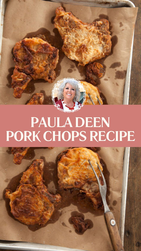 Paula Deen Pork Chops Recipe Best Paula Deen Recipes, Paula Deen Pork Chop Recipes, Pork Chops And Potatoes, Paula Deen Recipes, Smothered Pork Chops, Hearty Meal, Chops Recipe, Paula Deen, Pork Chop Recipes