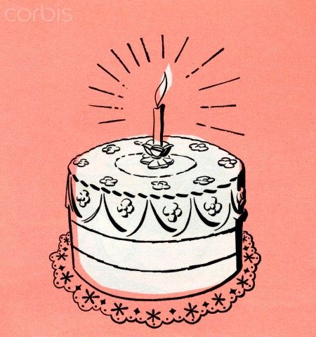 Cake Sketch, Candle Illustration, Birthday Cake Illustration, Cake Drawing, Cake Illustration, Birthday Illustration, A Birthday Cake, Painted Cakes, Vintage Birthday