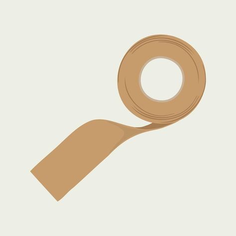 Tape Illustration, Tape Clipart, Brown Tape, Packing Tape, Paper Tape, Adhesive Tape, Kraft Paper, Mailbox, Design Resources