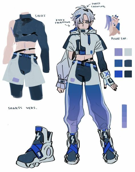 Futuristic Fashion Character Design, Cyberpunk Fashion Concept Art, Cool Fantasy Outfits Male, Cyberpunk Outfit Concept Art, Outfit Ideas Art Male, Cybercore Outfit Male, Futuristic Clothes Drawing, Cybercore Character Design, Cybercore Men