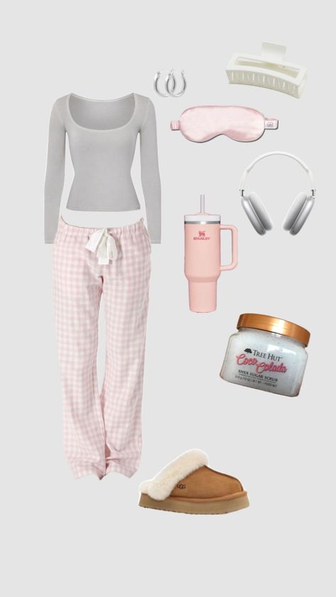 sleepy outfit #outfitinspo #sleepoverfit Sleepover Outfit, Pink Story, Fits Clothes, Basic Outfits, Girly Outfits, Your Aesthetic, Connect With People, Creative Energy, Aesthetic Clothes