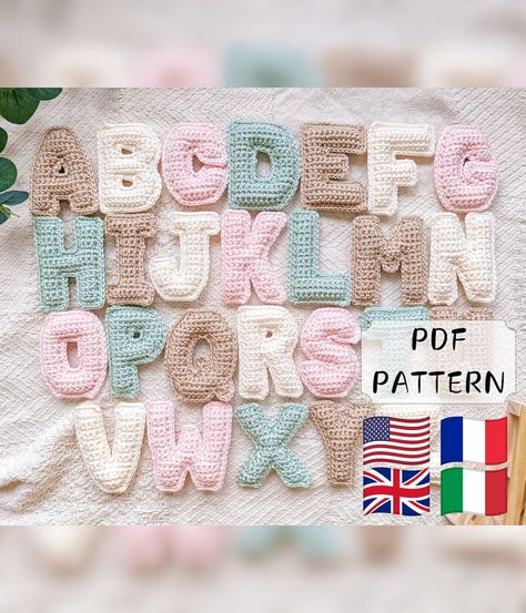 This Tutorials item by Hackovinky has 203 favorites from Etsy shoppers. Ships from United States. Listed on 15 Jan, 2024 Crochet Letter Keychain, Crochet Name, Crochet Alphabet Letters, Letters Tutorial, Appliqué Crochet, Crochet Letters Pattern, Big Decorations, Crochet Alphabet, Crochet Letters