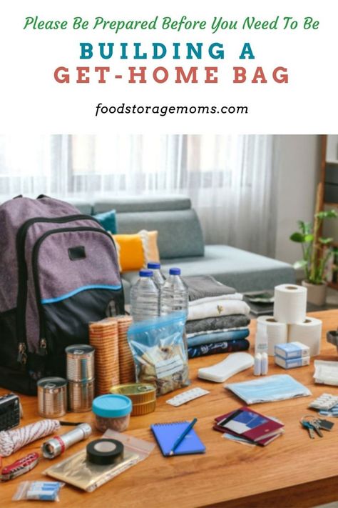 Get Home Bag For Women, Emergency Bag For Women, Emergency Car Bag, Get Home Bag Contents, Get Home Bag List, Emergency Bags, Emergency Go Bag, Homesteading Life, Survival Skills Emergency Preparedness