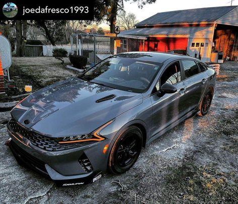 2022 Kia K5 Gt Line, Kia K5 Modified, Kia Optima K5, Kia K5, Dream Cars Mercedes, Good Looking Cars, Nissan Gtr R35, First Cars, Grey Exterior