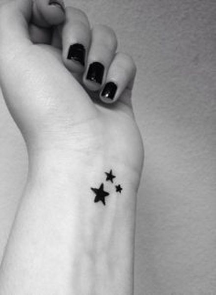 Stylish 3 Star Wrist Tattoo Ideas | Star Wrist Tattoos, Wrist ... Cute Star Tattoos, Star Tattoo On Wrist, Tattoos On Wrist, Star Tattoo Meaning, Tattoo Son, Tattoos Inspiration, Women Tattoos, Stylish Tattoo, Star Tattoo Designs