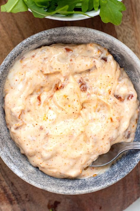 This delicious sun-dried tomato aioli is a versatile condiment that can be used as a sandwich spread, salad dressing, or a dip. Make it today with our easy-to-follow recipe and check out our tasty ideas for how to use it up.