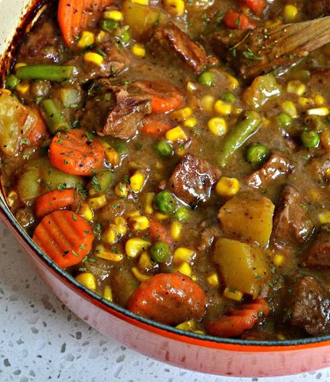 Mulligan Stew #stew #mulligan stew #mulligan stew recipe #what is mulligan stew #authentic mulligan stew #justapinchrecipes Mulligan Stew, Beef Potatoes, Small Town Woman, Easy Beef Stew, Italian Spices, Beef Stew Meat, Stew Meat, Tasty Kitchen, Tender Beef