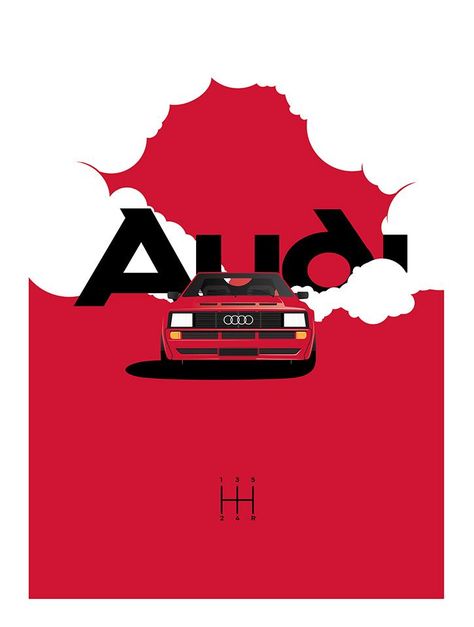 Heritage Poster, Car Print Ads, Red Audi, Motorsport Art, Automotive Artwork, Car Vector, Car Artwork, Poster Series, Audi Sport