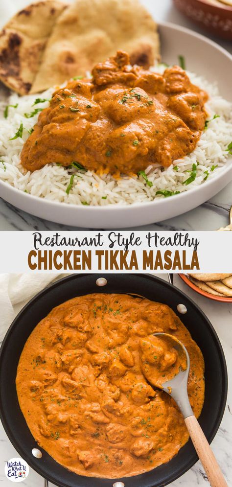 Chicken Tiki Masala, Tikka Masala Sauce, Chicken Tikka Masala Recipes, Masala Sauce, Tikka Masala Recipe, Healthy Restaurant, Chicken Masala, Chicken Tikka Masala, Masala Recipe