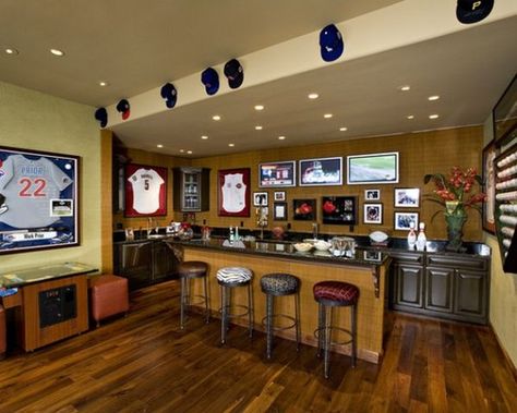 40 Inspirational Home Bar Design Ideas For A Stylish Modern Home Man Cave Designs, Basement Sports Bar, Man Cave Design, Basement Bar Designs, Home Bar Design, Man Cave Basement, Diy Basement, Man Cave Home Bar, Small Basements