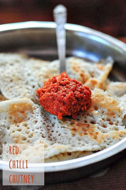 Red Chilli Chutney Recipe | No-Coconut Red Chutney Recipe - Edible Garden Red Chutney Recipe, Chilli Chutney Recipes, Red Chutney, Chilli Chutney, Indian Chutney Recipes, Paratha Recipes, Chutney Recipe, Coconut Chutney, South Indian Food