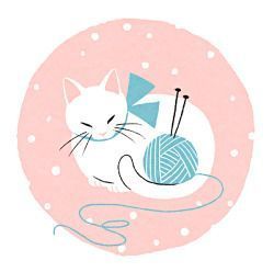 Cat With Yarn Drawing, Images Kawaii, Cats Illustration, Cat Illustration, Cat Drawing, Crazy Cat Lady, Cute Illustration, Animal Illustration, Animated Gifs