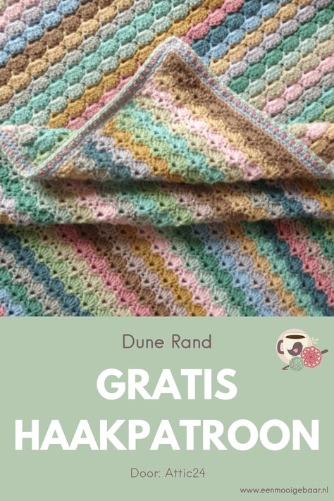 🌊 Verlang je naar de kust? Wil je een beetje de duinen in huis halen? 🌊 Maak dan deze prachtige Dune deken, ontworpen door Attic24. 🌊 Het gratis haakpatroon bevat ook een uitgebreide foto tutorial voor de schitterende rand om de deken heen. 🌊 Klik op de link om naar het haakpatroon te gaan. 🌊 Veel haakplezier! Crochet Stitches, Crochet