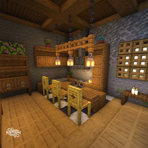 Inside Minecraft Houses Ideas Kitchen, Mincraft Interior Designs, Minecraft House Interior Layout, Minecraft Room Builds, Minecraft Lounge Room Designs, Interior Design For Minecraft, Inside House Ideas Minecraft, Hobit Houses Minecraft Interior, Minecraft House Kitchen