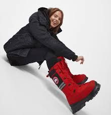 Canada Goose Launches Boots For Head-To-Toe Weather Protection In Luxury Journey Boots, Canada Goose Logo, Canada Goose Parka, Stylish Hats, Buckle Boots, Winter Boots Women, Instagrammer, Waterproof Fabric, Luxury Women