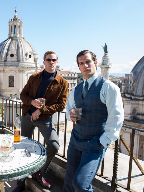 Italy. Henry Cavill and Armie Hammer in “The Man from U.N.C.L.E.” Napoleon Solo, Damien Chazelle, Joel Edgerton, Charlie Day, Armie Hammer, Guy Ritchie, Miles Teller, The Man From Uncle, The Lone Ranger