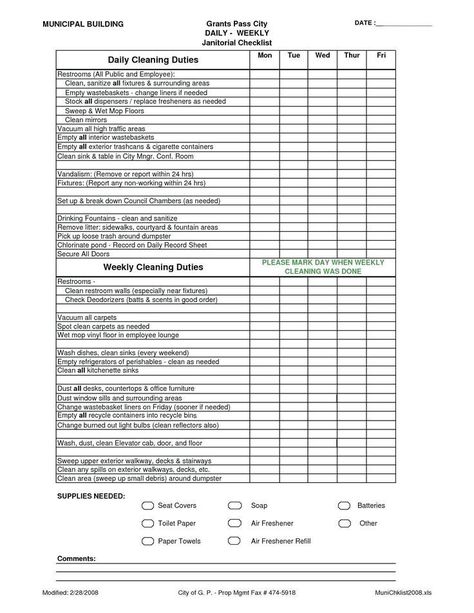 Cleaning Schedule Templates, Cleaning Checklist Template, Schedule Organization, Business Checklist, Daily Checklist, Schedule Templates, How To Clean Mirrors, House Cleaning Checklist, Clean Sink