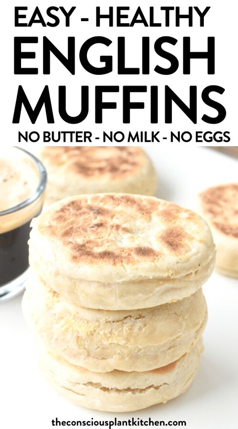 Gluten Free Vegan English Muffins, Gf English Muffins, Gf English Muffin Recipe, Healthy English Muffin Recipe, Vegan English Muffin Recipe, Gluten Free English Muffin Recipe, Togo Food, Vegan Muffin Recipe, Healthy English Muffin