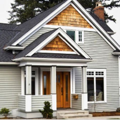 Home Maintenance Company is also recognized for offering the best possible Home Maintenance Services in Australia. Cedar Shingle Siding, Grey Exterior House Colors, Best Exterior House Paint, Cedar Shake, House Paint Color Combination, Gray House, Cedar Shakes, Shingle Siding, Small House Floor Plans