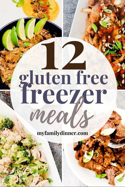 Dinner Freezer Meals, Gluten Free Frozen Meals, Gluten Free Freezer Meals, Freeze Meals, Easy Gluten Free Dinner, Beef Freezer Meals, Vegetarian Freezer Meals, Gluten Free Meal Prep, Gluten Free Meals