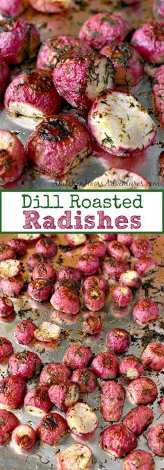 Roasting radishes changes their flavor completely! If you haven't roasted radishes, then try these Dill Roasted Radishes for a different #Easter side dish. #EasterRecipes Easter Side Dishes Vegetables, Roasted Radish, Easter Side Dish, Easter Side Dishes Recipes, Easter Side Dishes, Roasted Radishes, Radish Recipes, Easter Dinner Recipes, Food Pyramid