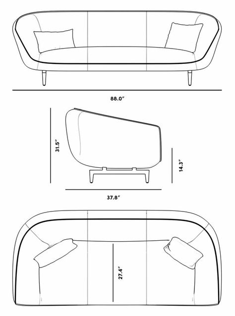 Unique Sofa Design Living Rooms, Unique Sofa Design, Furniture Details Drawing, Contemporary Sofa Design, Sofa Design Living Rooms, Sofa Drawing, Interior Design Sketchbook, Sofa Design Ideas, Unique Sofa