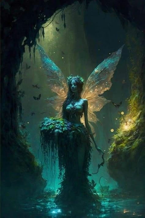 Fanasty Art, Faerie Aesthetic, Faery Art, Fairy Dragon, Fairy Artwork, Fairy Magic, Nature Sounds, Mystical Art, Fairytale Art