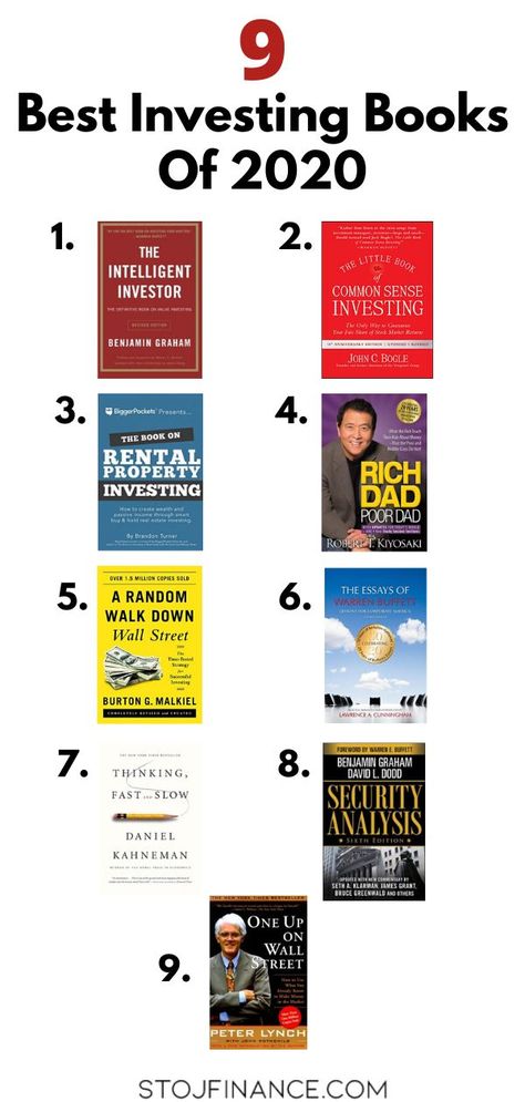 Here are the 9 best investing books of 2020. Whether you are looking for the best investing books for beginners or just the best investing books of all time—there is something for you in this list! #investing #investingbooks Pinterest Monetization, Best Books For Men, Books For Beginners, Entrepreneur Books, Success Books, Investing Books, Millionaire Mentor, Retire Early, Build A Business