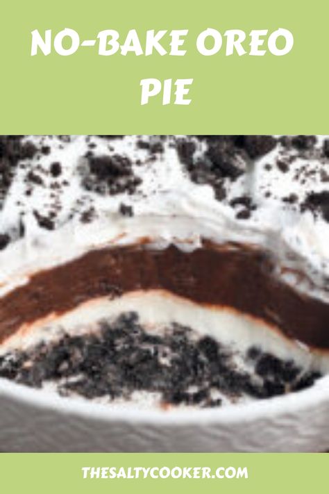 Who can resist the iconic taste of Oreos, especially when it’s transformed into an elegant yet simple pie? Introducing the Easy and Decadent Oreo Pie. Oreo Chocolate Pie, Oreo Mud Pie, No Bake Oreo Pie, Mud Pie Recipe, Oreo Pie Crust, Simple Pie, Chocolate Pie Recipe, Oreo Pie, Oreo Flavors