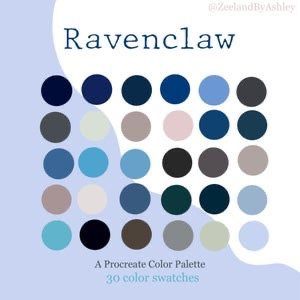 Goodnotes Ideas, Ravenclaw Colors, Harry Potter Colors, Procreate Color Palette, Procreate Ipad Art, Color Palate, Color Palette Design, Color Harmony, Digital Painting Tutorials