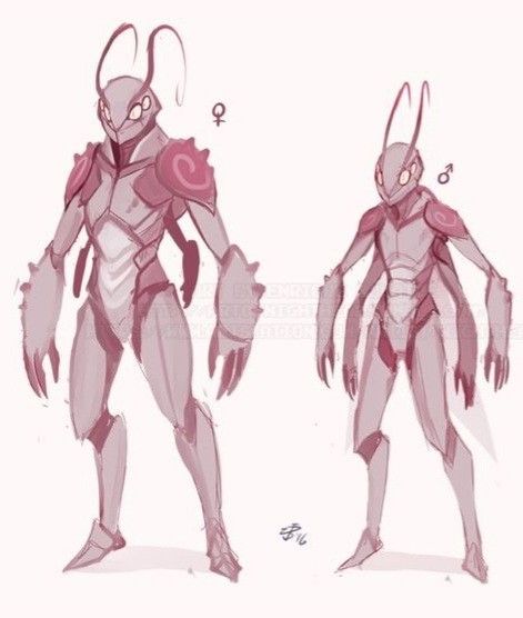 Insect People, Thri Kreen, Race Design, Creature Fantasy, Alien Character, Arte Alien, Alien Concept Art, Monster Concept Art, Fantasy Races