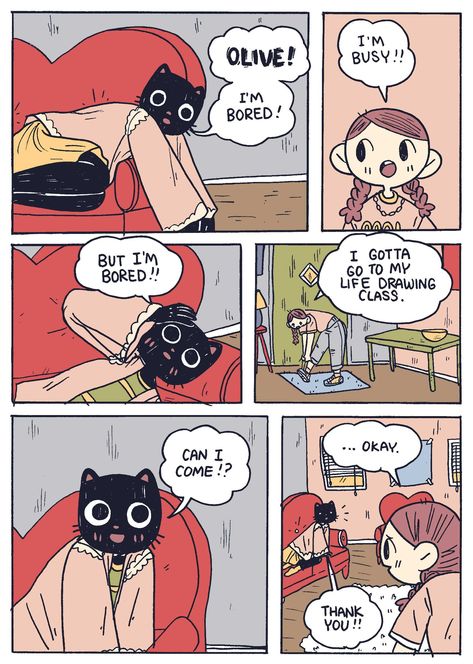 'Catboy Takes an Art Class,' Today's Comic by Benji Nate - VICE Benji Nate, Life Drawing Classes, Comic Book Art Style, Comic Inspiration, Comic Layout, Web Comic, Cat Comics, Comic Ideas, Comic Style Art