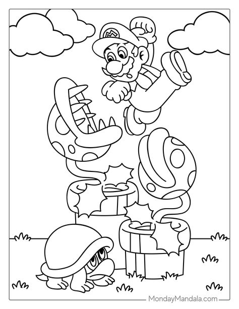 Mario Free Printables Coloring Pages, Super Mario Printables Free Coloring, Coloring Mario Bros, Mario Bros Coloring Pages Free Printable, Coloring Pages Mario Bros, Super Mario Coloring Sheets, Mario Birthday Coloring Pages, Simple Disney Coloring Pages, Yoshi Coloring Pages Free Printable