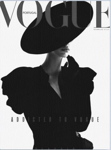 Photo Wall Black And White, Picture Wall Black And White, White Photo Wall, Vogue Aesthetic, Vintage Vogue Covers, Black And White Photo Wall, Vogue Magazine Covers, Black And White Picture Wall, Neon Aesthetic