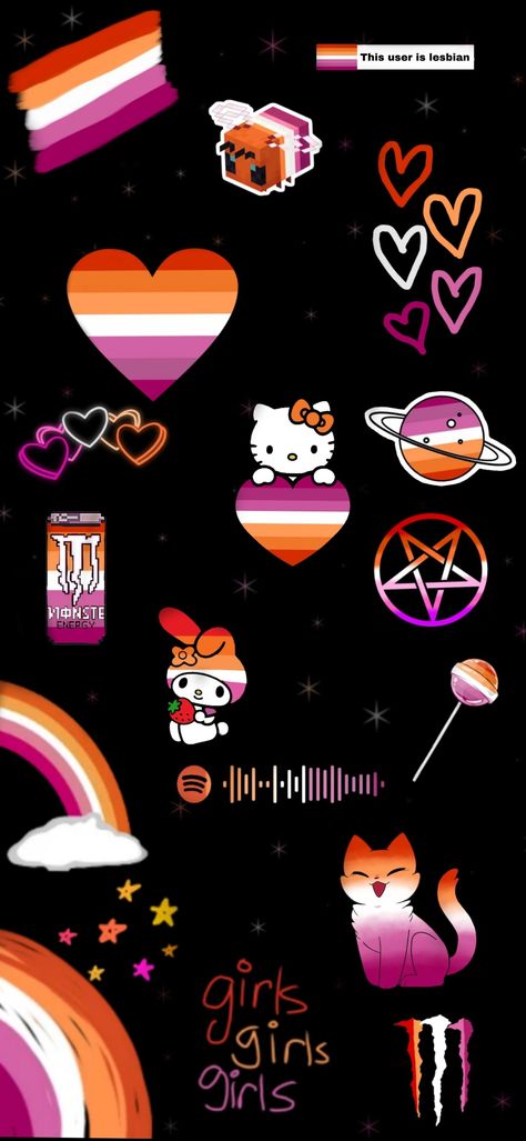 #lesbian #lgbtq Pride Lesbian Wallpaper, Not Obvious Lesbian Wallpaper, Lesbian Home Screen Wallpaper, Lesbian Halloween Wallpaper, Lesbian Screen Wallpaper, Lesbian Wallpaper Subtle, Lesbian Backgrounds Iphone, Lesbian Lockscreen, Lesbian Phone Backgrounds