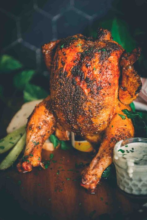 Whole Chicken Recipes Oven, Smoked Beer Can Chicken, Grilled Chicken Legs, Can Chicken Recipes, Beer Chicken, Can Chicken, Oven Chicken Recipes, Beer Can Chicken, Whole Chicken Recipes