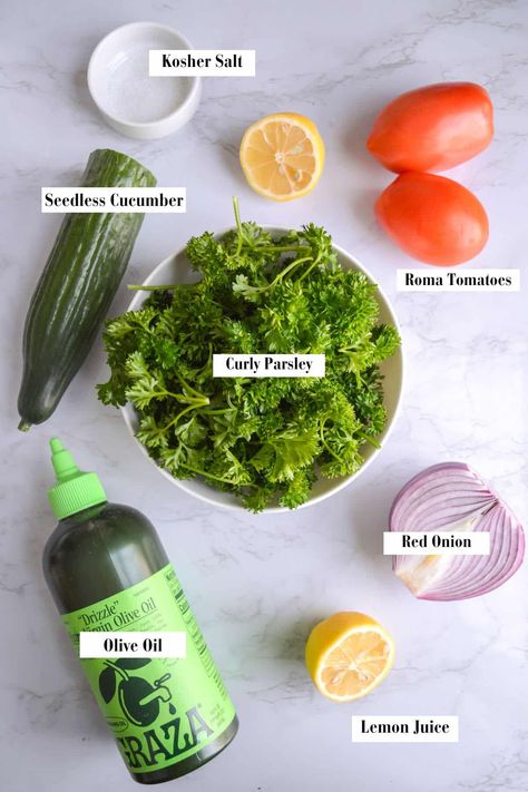 Easy Grain-Free Tabbouleh Salad Recipe (Tabouli) - Earthly Provisions Mediterranean Salad Recipes, Tabouli Salad Recipe, Beet Pesto, Tabouli Recipe, Tabbouleh Salad Recipe, Raw Food Ideas, Vegan Bites, Tabouli Salad, Mediterranean Salad Recipe