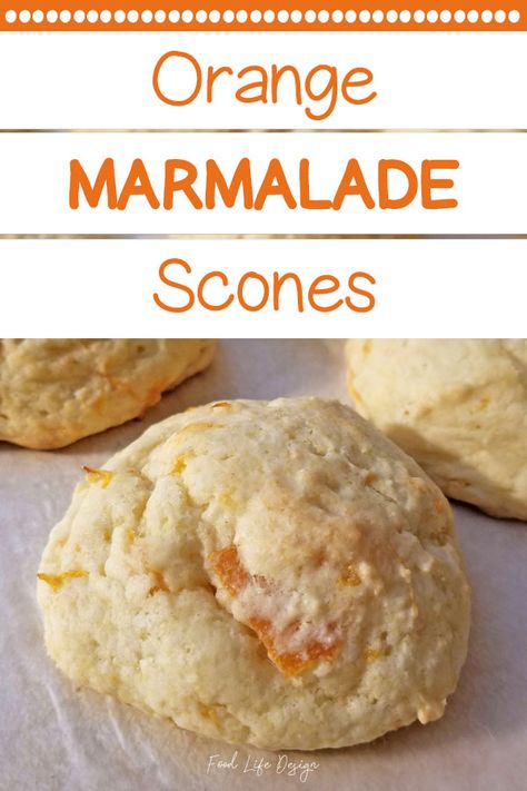 Orange Marmalade Scones, Muslie Bars, Cheesecake Scones, Breakfast Buns, Breads Recipes, Baking Scones, Einkorn Recipes, Scones Recipe Easy, Marmalade Recipe