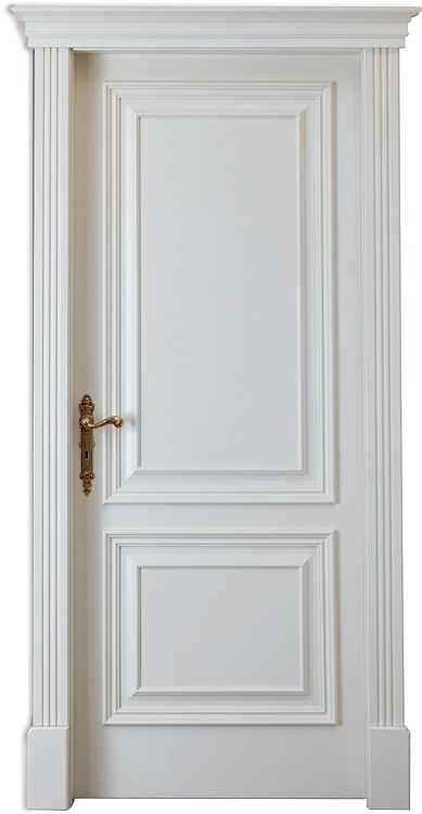 White Bohema interior door- painted white, RAL9003, with an adjustable frame. Painted Interior Doors, Interior Door Styles, Apartment Door, Classic Doors, White Door, Warm Interior, Wooden Door Design, Door Design Interior, Modern Hallway