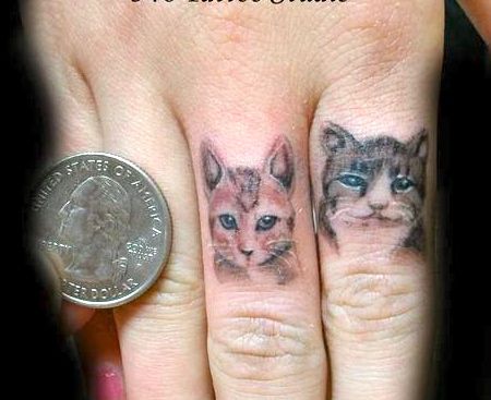 Teeny kitty faces Bambi Tattoo, Cat Tats, Tattoos Tiny, Camera Tattoos, Freedom Tattoos, Tattoo Board, Om Tattoo, Cat Tattoos, Cat Tattoo Designs