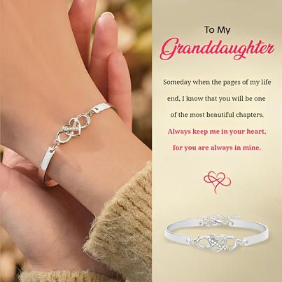 For-mry - Love It! The Wonderful Gift For Your... | Facebook Bohemian Heart Bracelet With Charm As Gift, Bohemian Bracelets With Heart Charm As Gift, Heart Bangle Bracelet With Charms For Gift, Silver Infinity Heart Bracelet As Gift, Granddaughter Jewelry, Bohemian Sterling Silver Bracelet, Hand-strung, Perfect Gift, Nana Christmas Gifts, Granddaughter Gift, Encouragement Gifts