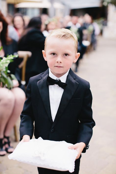 Classic Ring Bearer Outfit, Ring Bear Outfit, Ring Bearer Outfit Black, Ring Bearer Tux, Swan Lake Wedding, Ring Bearer Ideas, Ring Bearer Suit, Bridal Party Looks, Thick Gold Band