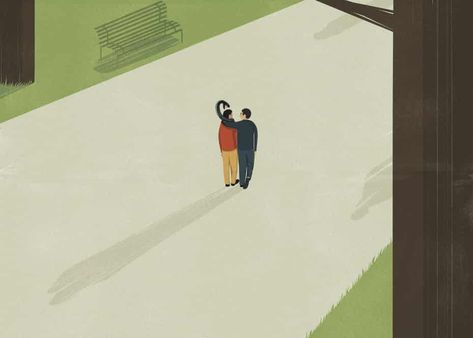 Feelings Illustration, Elena Ferrante, Telling The Truth, Edit Ideas, Bad Feeling, A Snake, To Be Honest, Two Men, A Park