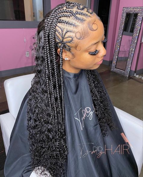 Protective Style Braids, Cornrow Braid Styles, Cornrow Styles, Braiding Hairstyles, Cornrows Styles, Hairstyles For Ladies, Top Braid, Quick Natural Hair Styles, Beauty Day