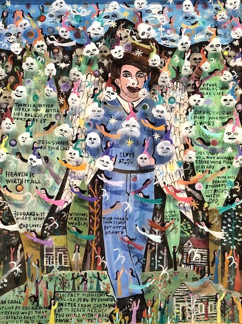 Clementine Hunter, Howard Finster, Contemporary Folk Art, Southern Art, Family Project, Biblical Art, Art Story, Visionary Art, Outsider Art